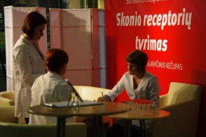 Pirmą kartą bus viešai tiriami skonio receptoriai!