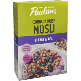 Dribsniai su mėlynėmis ir acai uogomis 400g