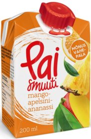 Apelsinų-mangų sultys „smoothie“ 200ml