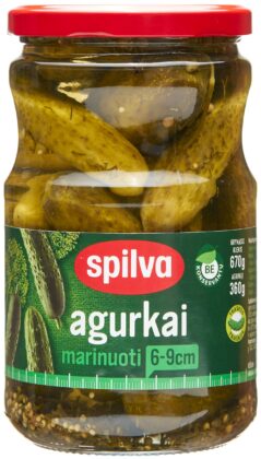 Marinuoti agurkai 670(360)g