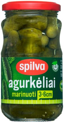 Marinuoti agurkėliai 330(190)g