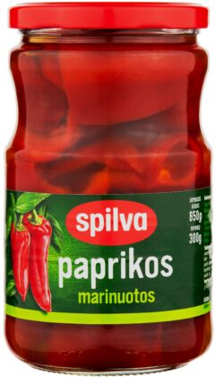 Marinuota paprika 650(300)g