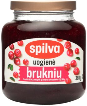 Bruknių uogienė 380g