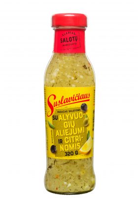 Padažas salotoms su alyvuogių aliejumi ir citrinomis 320g