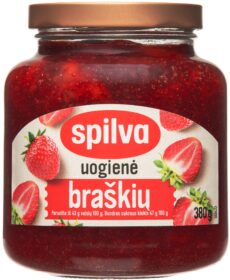 Braškių uogienė 380g