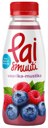 Vaisių gėrimas „Smoothie“ aviečių ir mėlynių 250ml
