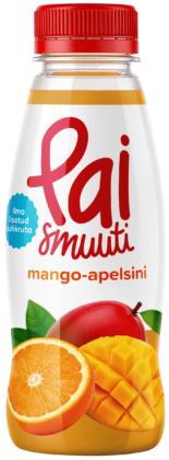 Vaisių gėrimas „Smoothie“ mangų ir apelsinų 250ml