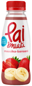 Vaisių gėrimas „Smoothie“ braškių ir bananų 250ml