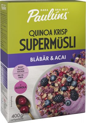 Dribsniai su mėlynėmis ir acai uogomis 400g